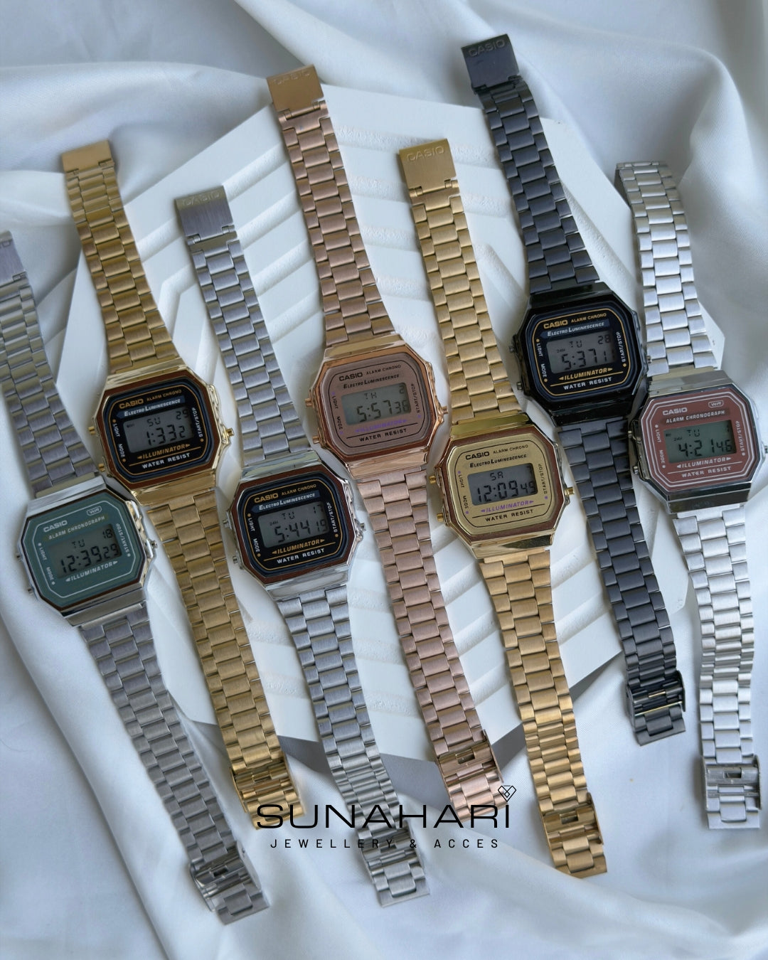 Vintage A168 Black (Digital Watch)