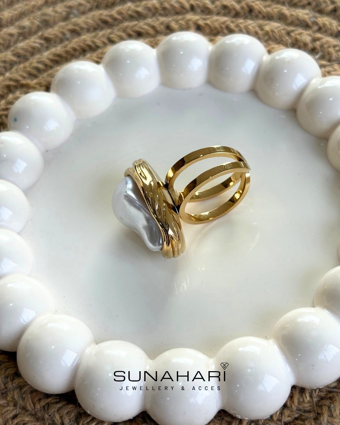 Pearl Muse Statement Ring