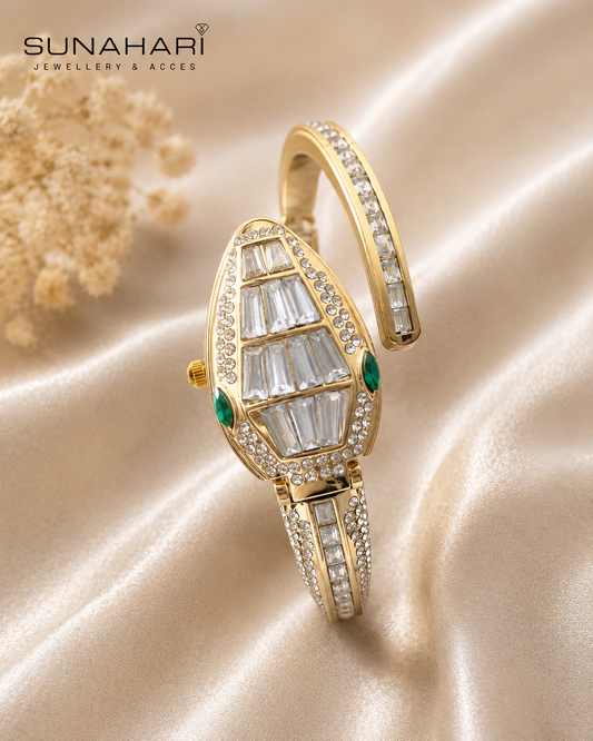 Serpenti Bracelet Watch – Diamond White