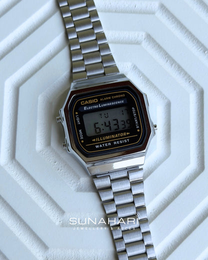 Vintage A168 Silver (Digital Watch)