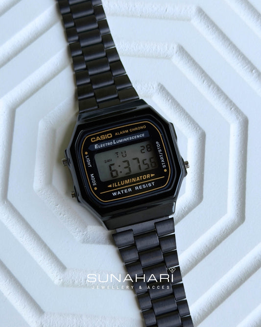 Vintage A168 Black (Digital Watch)