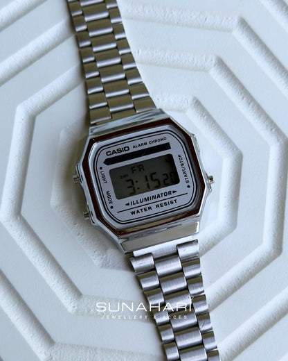 Vintage A168 Beige (Digital Watch)