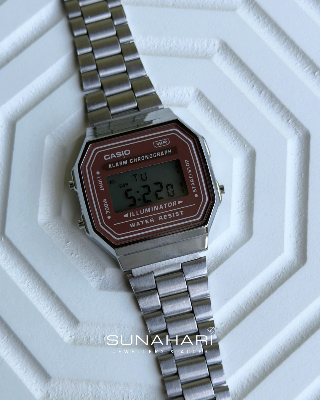 Vintage A168 Brown (Digital Watch)