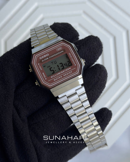 Vintage A168 Brown (Digital Watch)