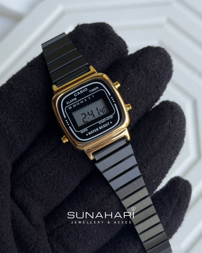 Vintage D124 Black Gold (Digital Watch)