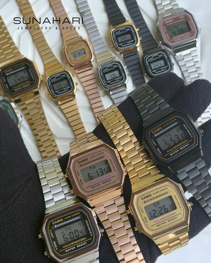 Vintage A168 Brown (Digital Watch)