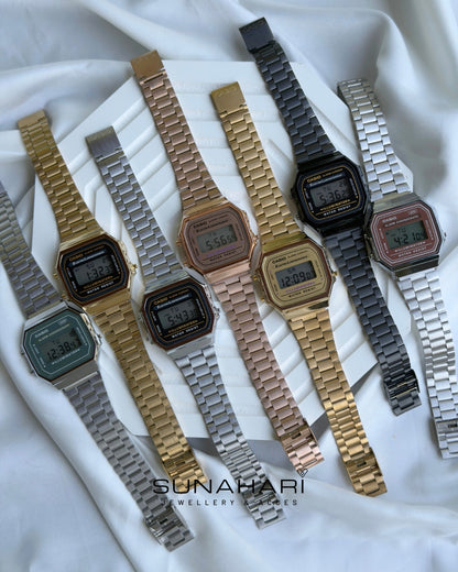 Vintage A168 Brown (Digital Watch)