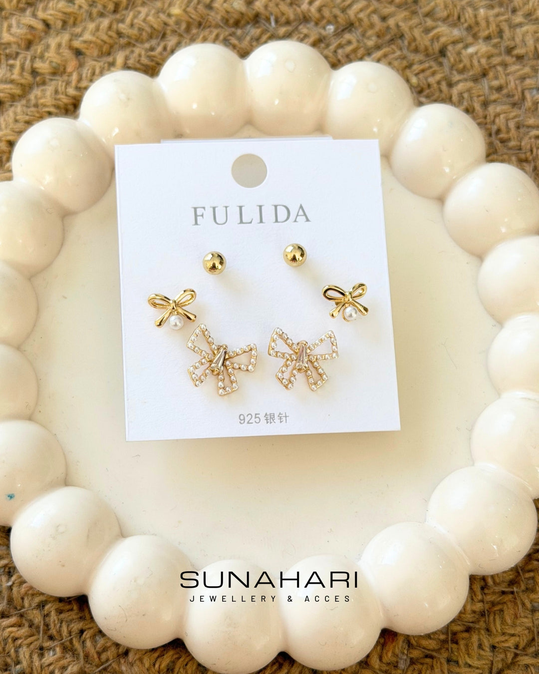 Twirly Bow Earrings Combo