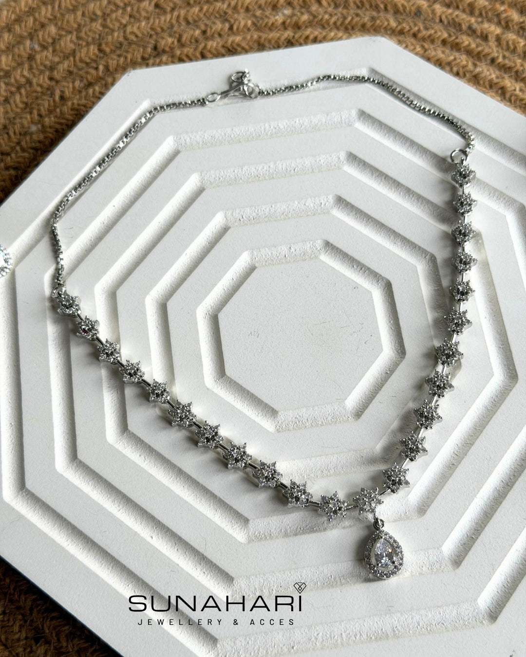 Crystal Aura Set - Silver