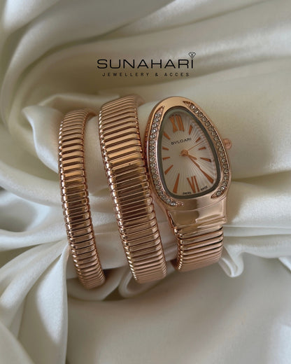 Serpenti-Tubogas Rose Gold (Analog Watch)