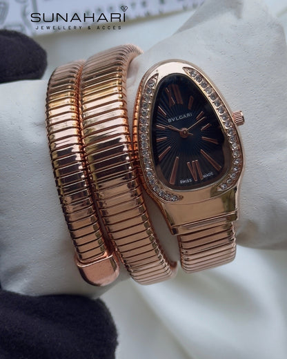 Serpenti-Tubogas Rose Gold (Analog Watch)