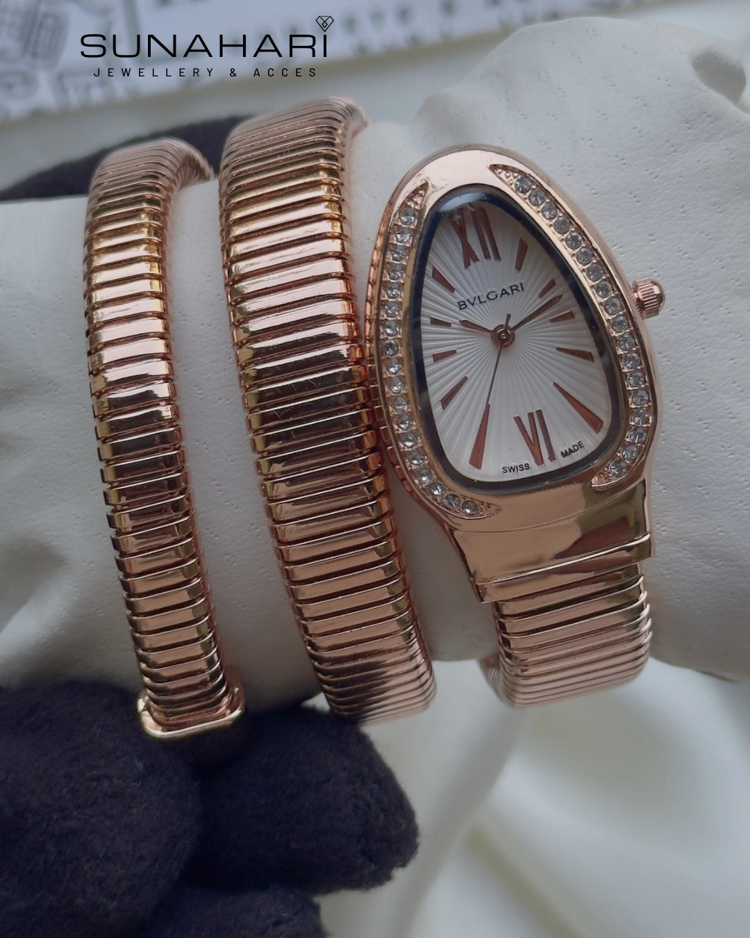 Serpenti-Tubogas Rose Gold (Analog Watch)