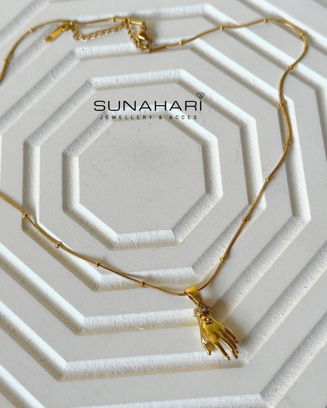 Talk To The Hand Necklace