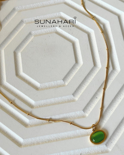 Emerald Luxe Statement Necklace