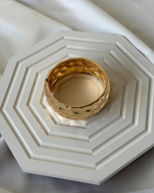 Chunk of Gold Cuff Bracelet