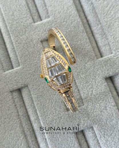 Serpenti Bracelet Watch – Diamond White