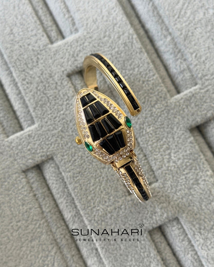 Serpenti Bracelet Watch – Onyx Black