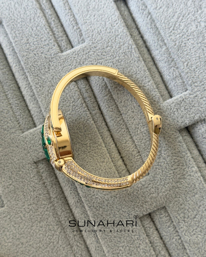 Serpenti Bracelet Watch – Emerald Green