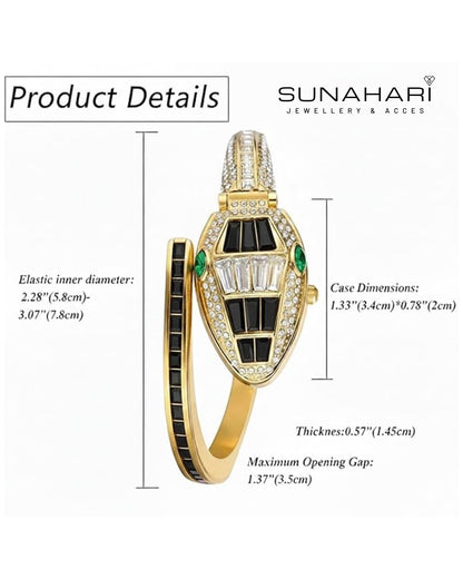 Serpenti Bracelet Watch – Onyx Black