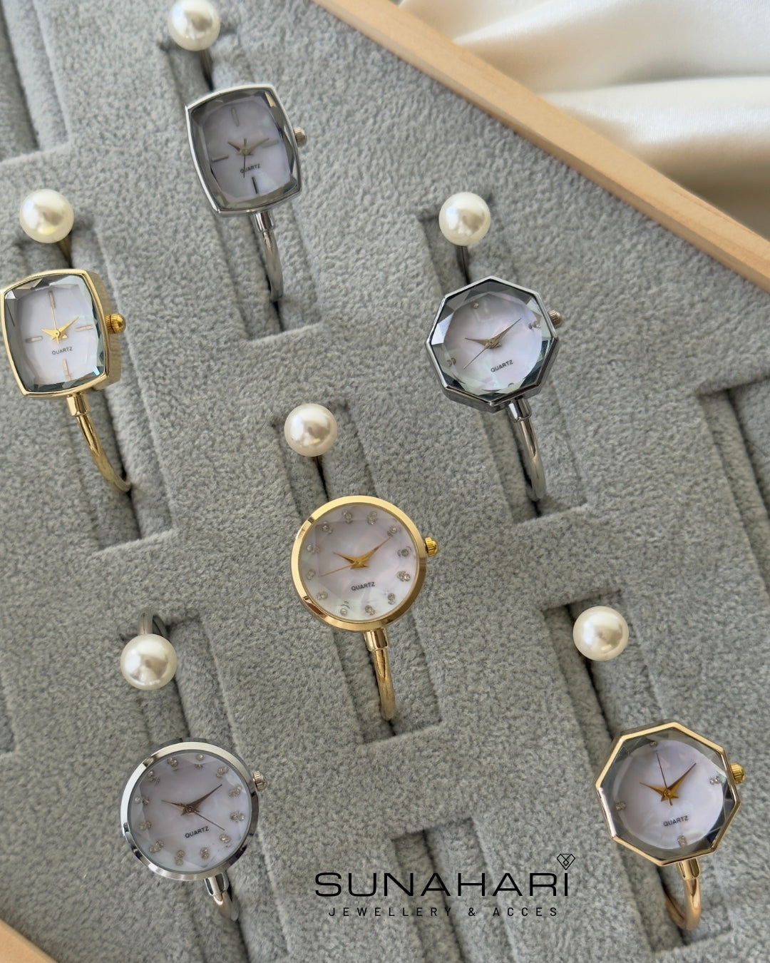 Pearl Square Watch
