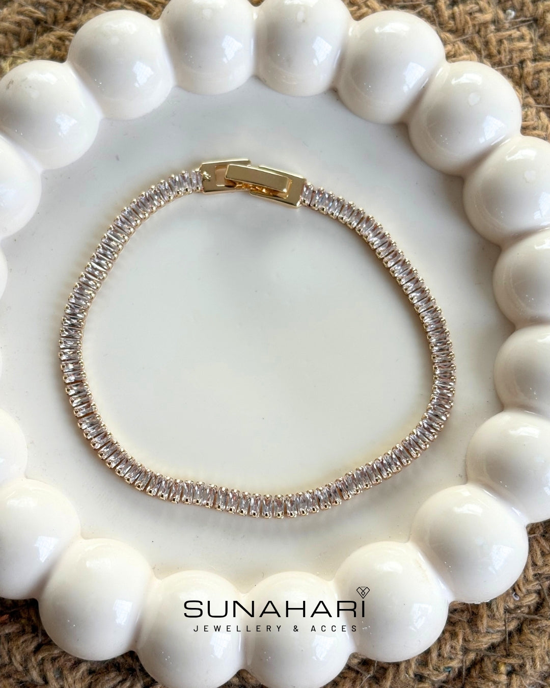 Party Princess Rhinestone Bracelet