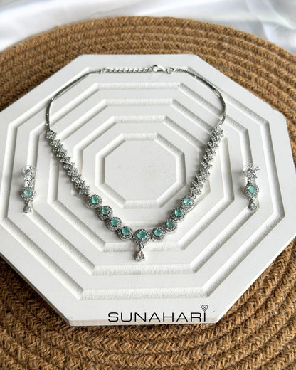 Round Solitaire Set - Aqua