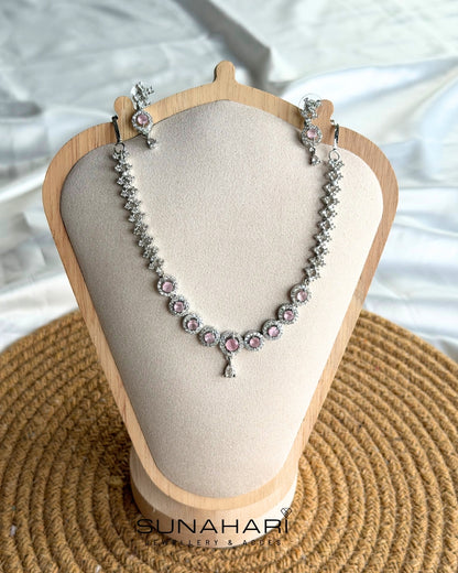 Round Solitaire Set - Pink