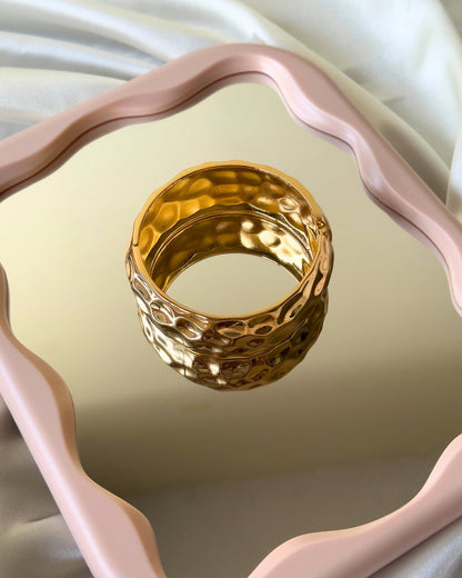 Chunk of Gold Cuff Bracelet