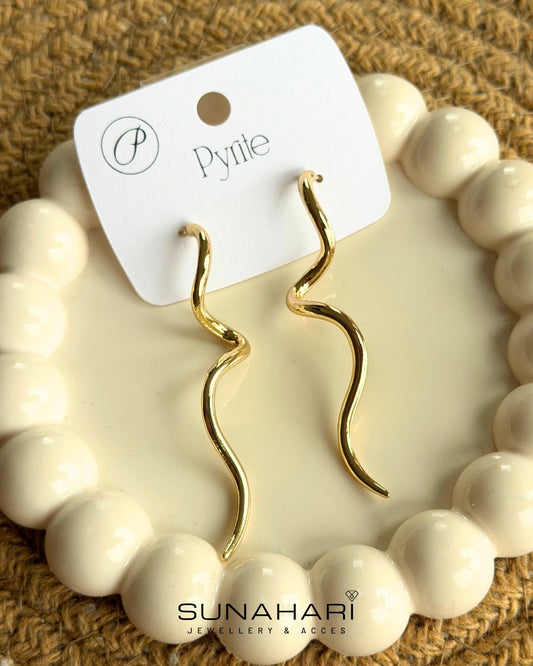 She hisses! Snake Huggies Earrings