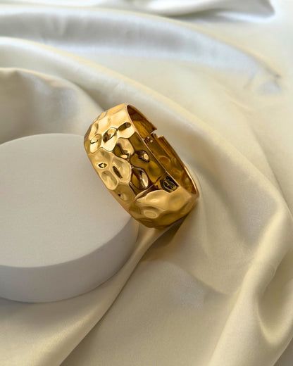 Chunk of Gold Cuff Bracelet