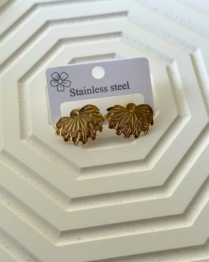 Golden Sakura Earrings