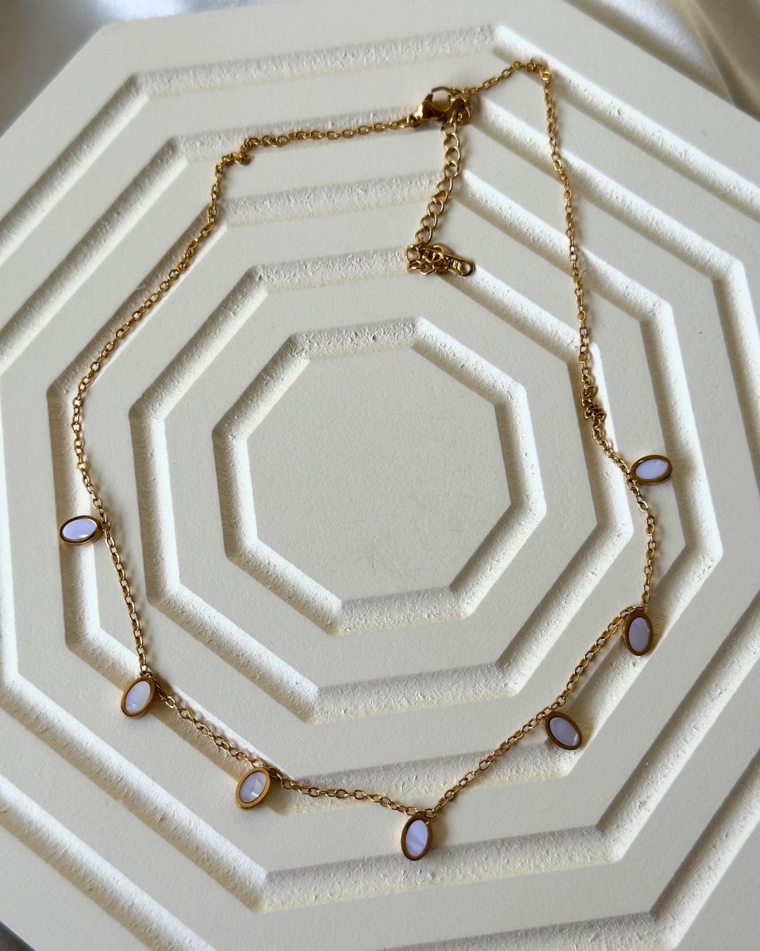 White Pearl Necklace - Anti-Tarnish