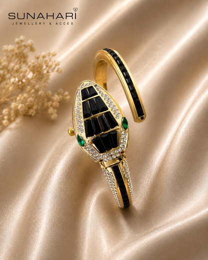 Serpenti Bracelet Watch – Onyx Black