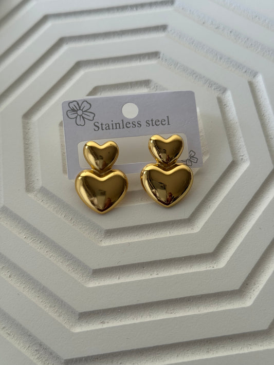 Love you in Gold! Earrings- Anti Tarnish