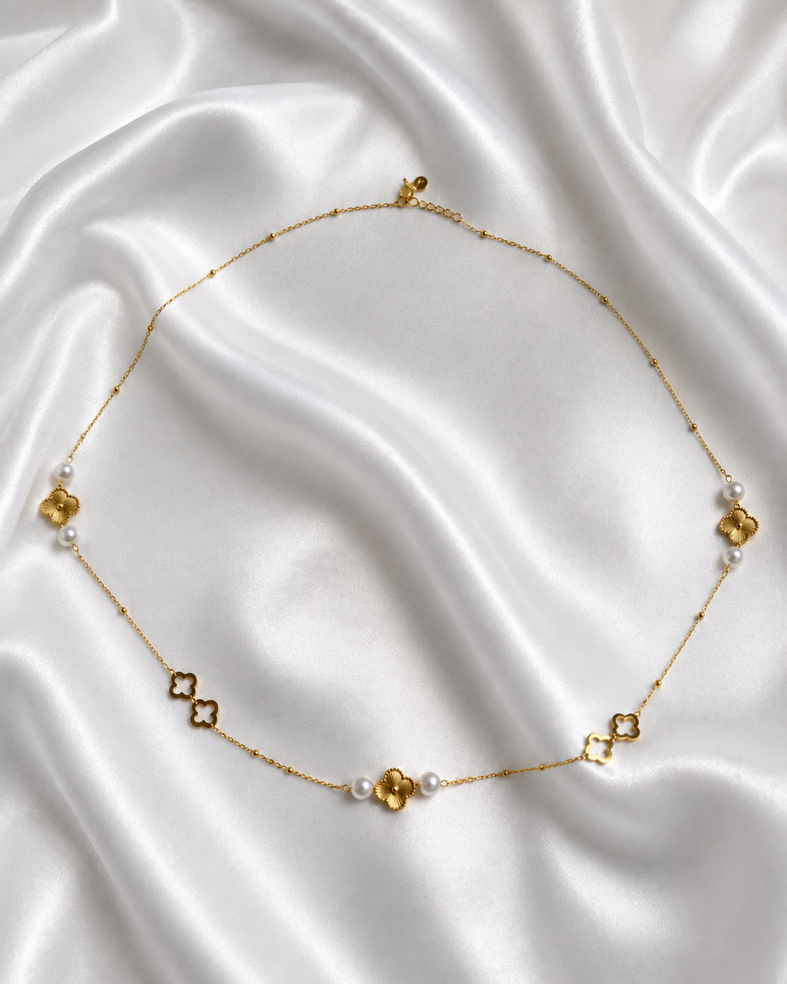 Clover Pearl Elegance Waist Chain